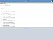 Tablet Screenshot of bangkokforum.com
